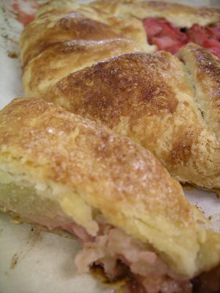 rhubarb gallette