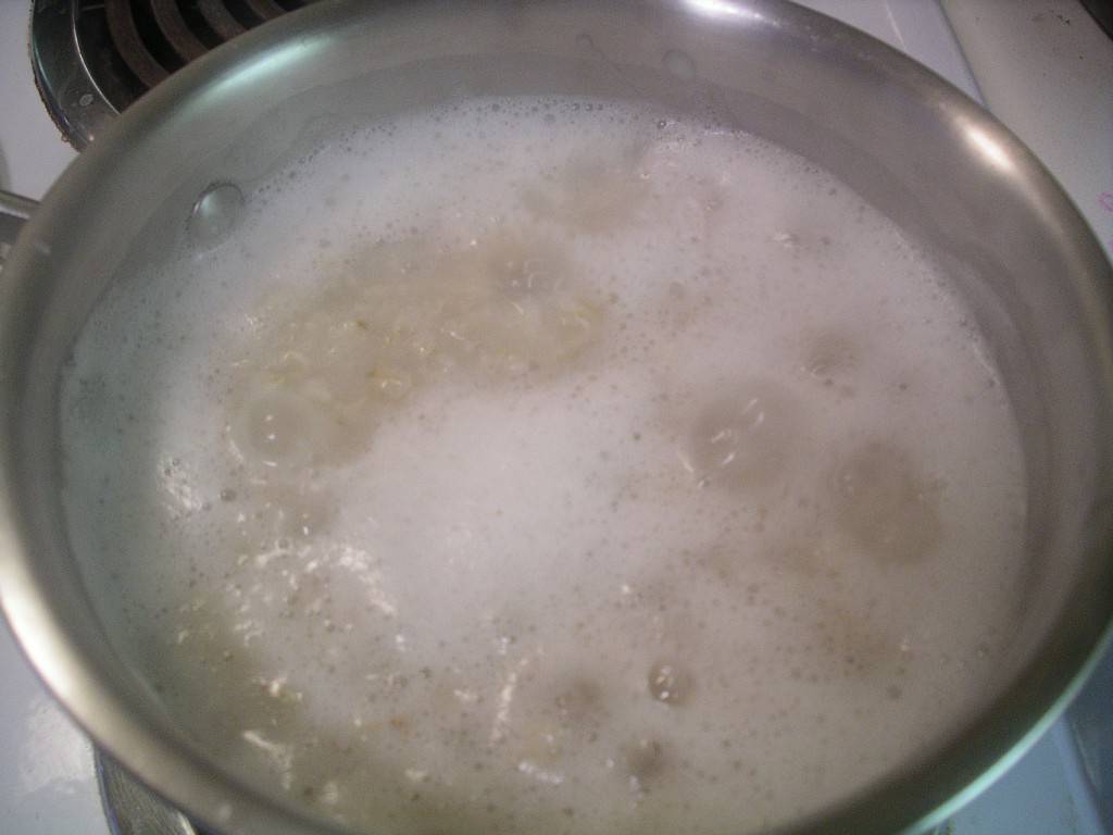 Oatmeal Boiling
