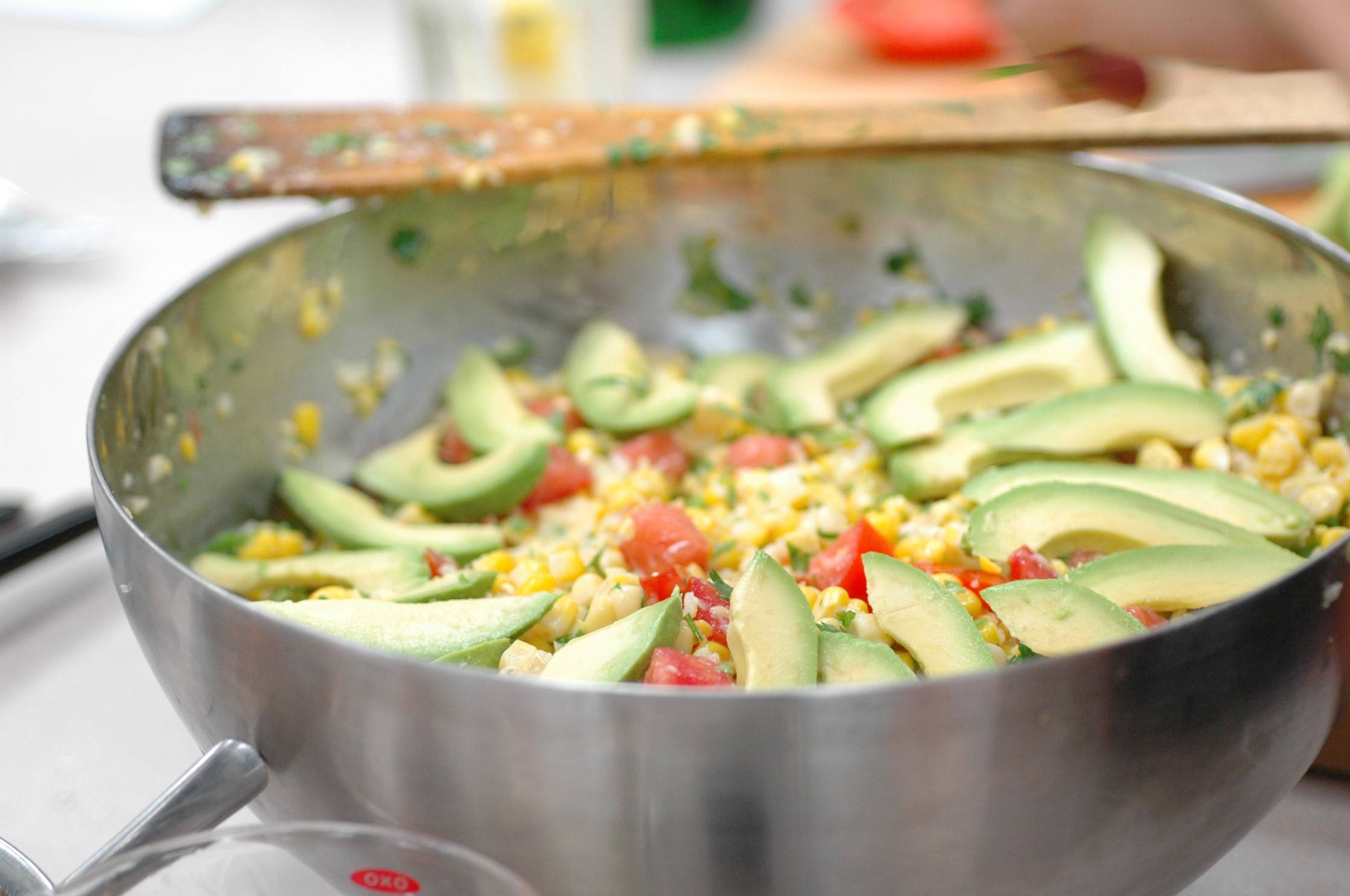 fresh corn salad