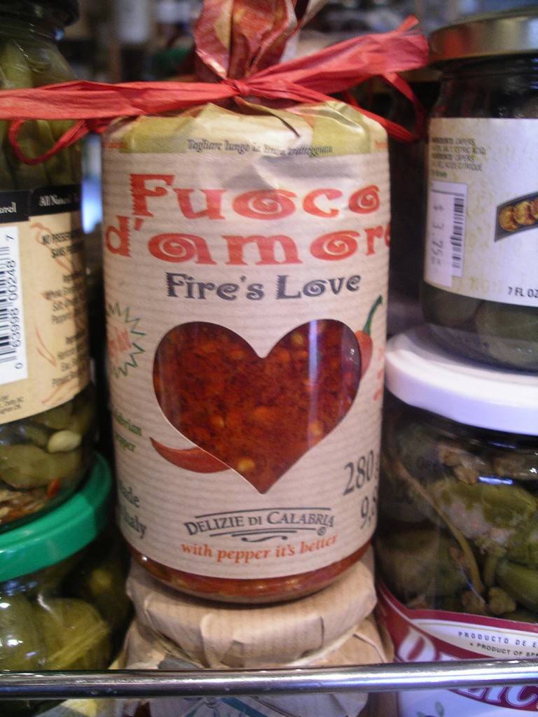 Fire's Love on the shelf at Charelli's