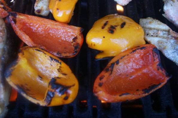 grilled peppers