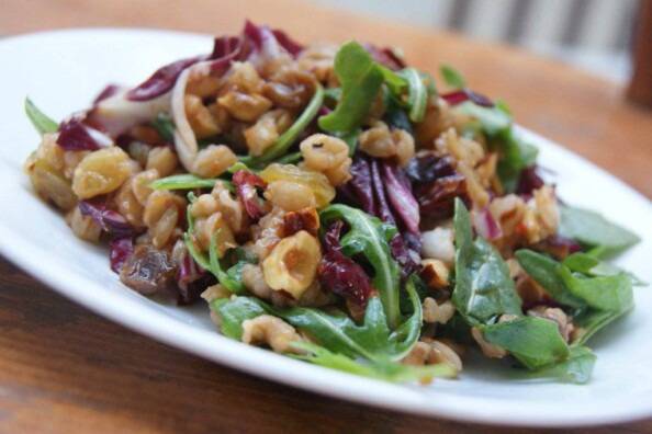 Warm Farro Salad