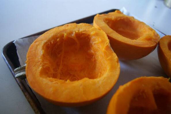 Scooped Out Sugar Pumpkins