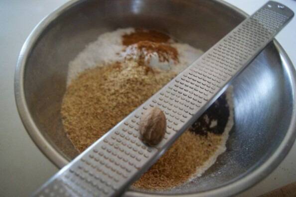 Grating Whole Nutmeg