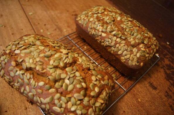 Baked Pumpkin Loaf