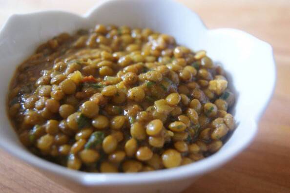simple moroccan lentils