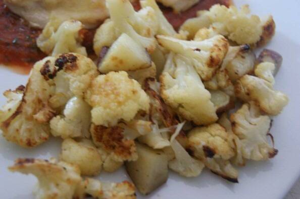 beautifiul roasted cauliflower