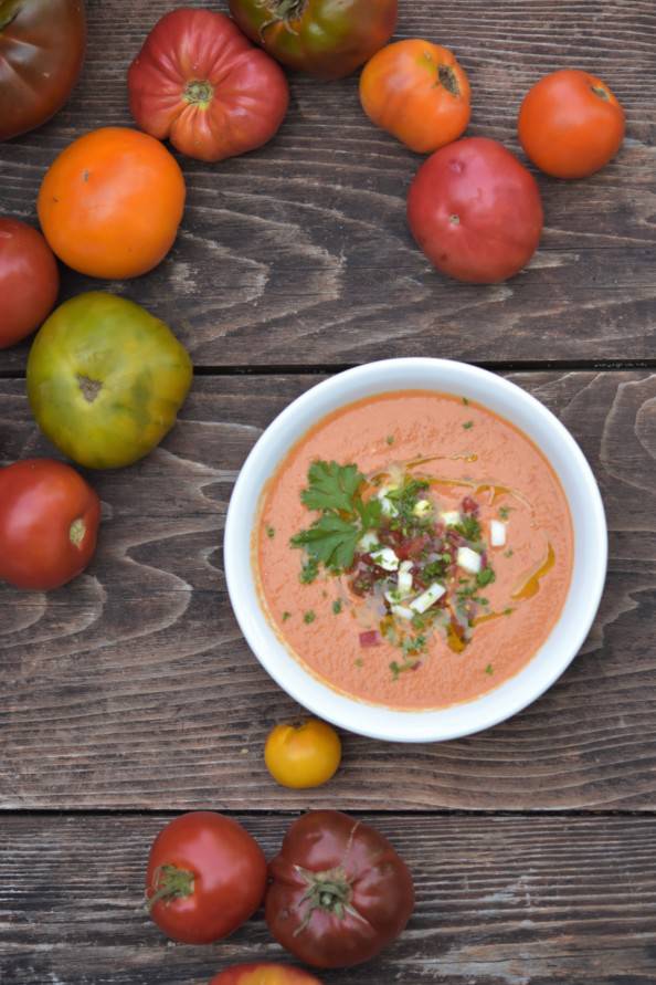 cold gazpacho soup