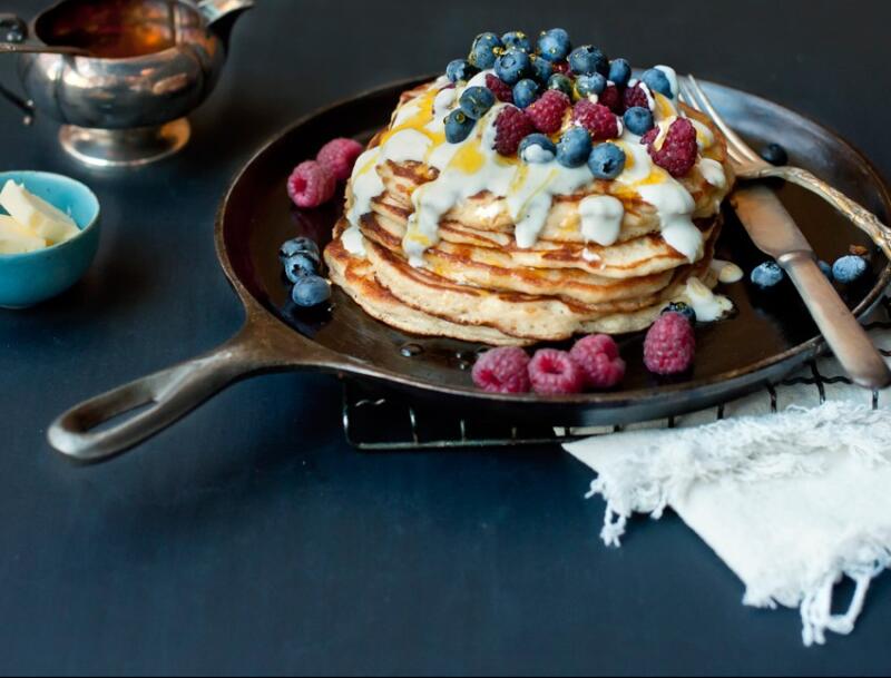 yogurt pancakes detail 2